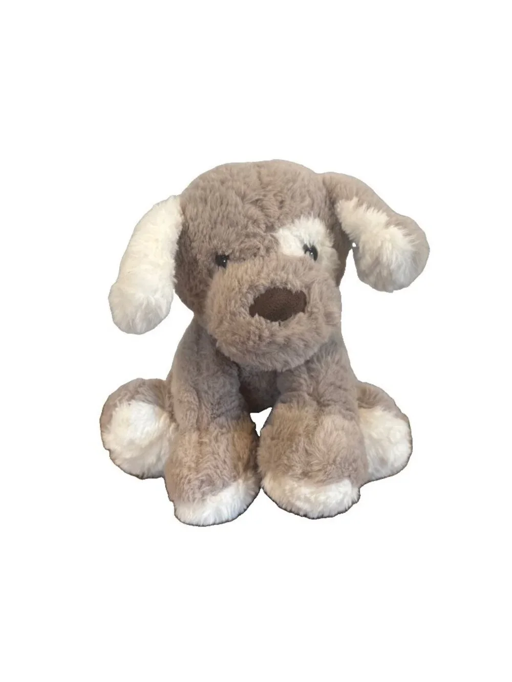 Bearington Collection Plush Puppy Soft 13 Toy Stuffed Animal Beige Tan Cream